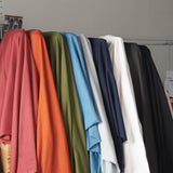 Trainers French Terry by Robert Kaufman in Woodrose