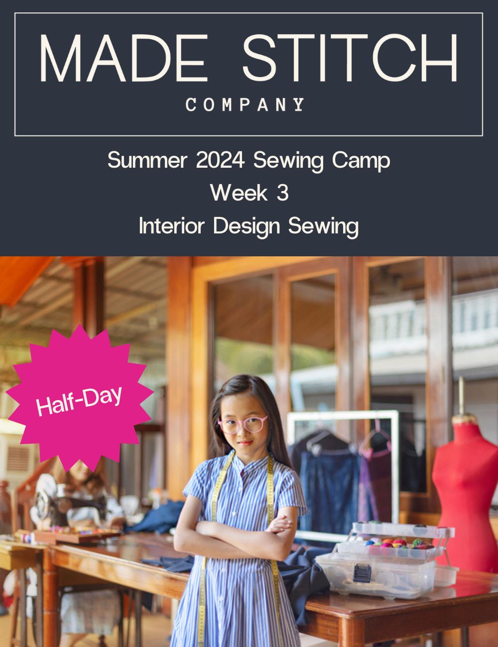 Half-day Interior Design Sewing Camp – Made Stitch Company
