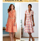 B6843 | Misses' Shirtdresses & Sash | Palmer Pletsch