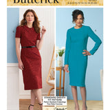 B6849 | Misses' Fit Pattern Dresses & Optional Collar | Palmer Pletsch