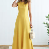 B6850 | Misses' Jewel or V-neck Fit & Flare Dresses | Palmer Pletsch