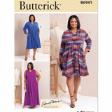 B6941 | Women's Knit Dress | Butterick | Palmer Pletsch