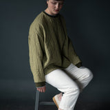Jacquard Cotton by Merchant & Mills in Rushes