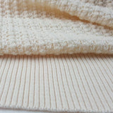 Cotton Sweater Knit by O! Jolly! in White
