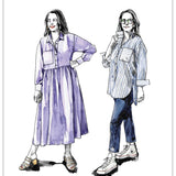 Jenna Button-up Shirt and Dress | Closet Core