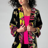M7132 | Misses' Patchwork Kimono Jacket | Melissa Watson