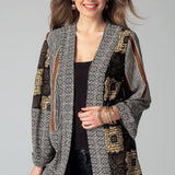M7132 | Misses' Patchwork Kimono Jacket | Melissa Watson