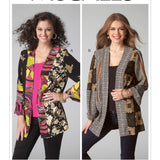 M7132 | Misses' Patchwork Kimono Jacket | Melissa Watson