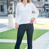 Verdun Woven T-Shirt | Liesl + Co