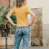 Strasbourg Henley Bodysuit + Top | Liesl + Co