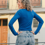Strasbourg Henley Bodysuit + Top | Liesl + Co