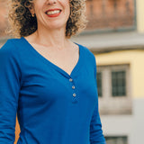 Strasbourg Henley Bodysuit + Top | Liesl + Co