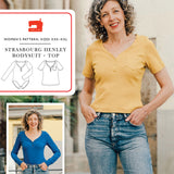 Strasbourg Henley Bodysuit + Top | Liesl + Co