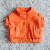 Quilted Knit by See You At Six in Flame Red | By The Half Yard
