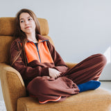Quilted Knit by See You At Six in Flame Red | By The Half Yard