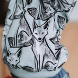 Renard Nouveau French Terry by See You At Six in Baby Blue | By The Half Yard