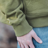 Heavy Ribbing by See You At Six in Peat Moss Green | By The Half Yard