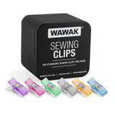 Plastic Sewing Clips and Tin 100 pack