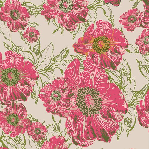 HyperNature Rayon by Art Gallery Fabrics in Lush Foliage Vivid - Made Stitch Company