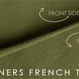 Trainers French Terry by Robert Kaufman in Navy - Made Stitch Company