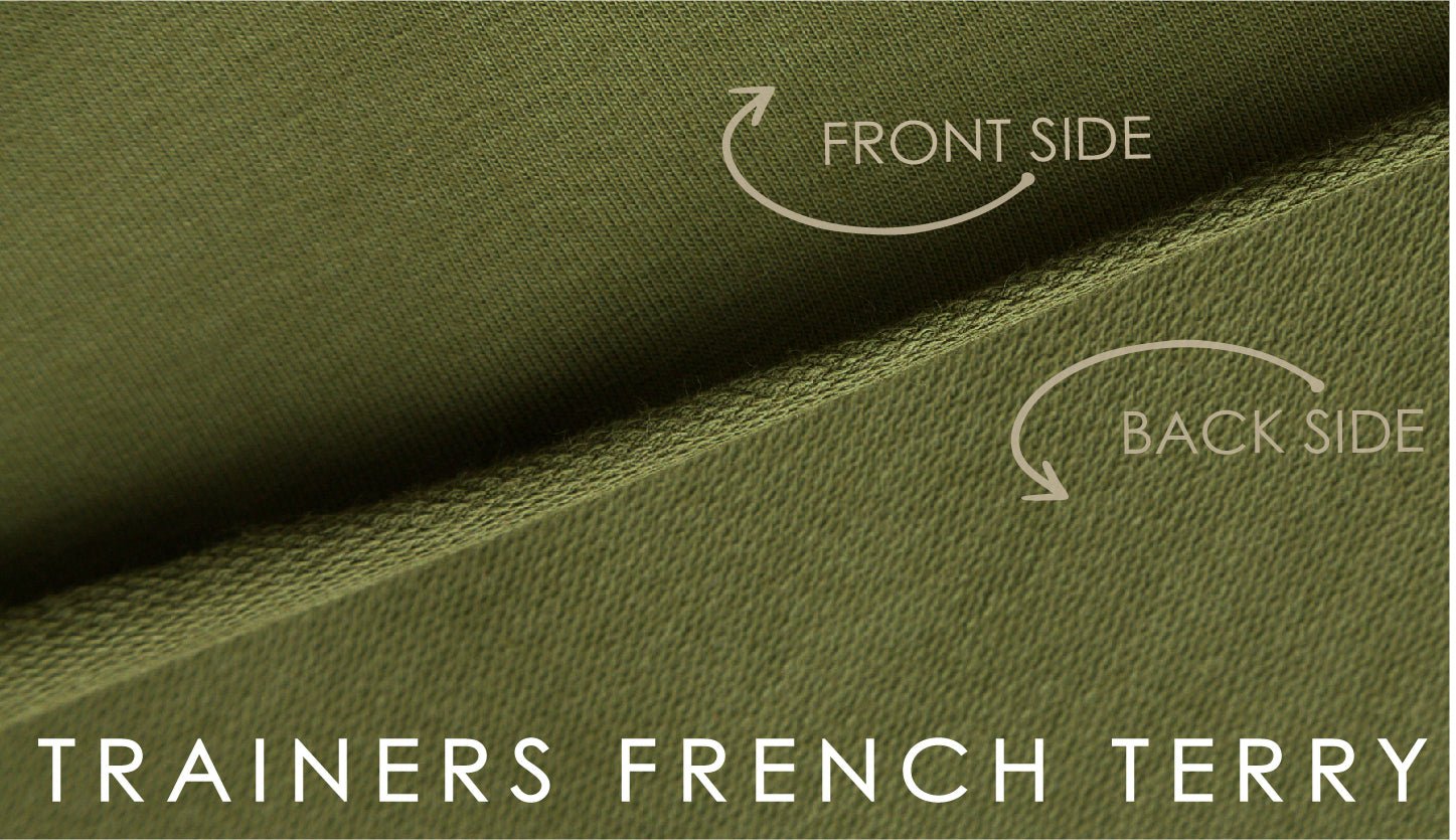 Trainers French Terry by Robert Kaufman in Navy - Made Stitch Company