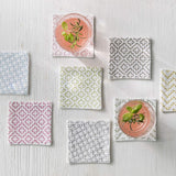 Sashiko Cloth for Making 4 Coasters | Hidamari