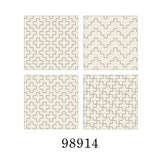 Sashiko Cloth for Making 4 Coasters | Hidamari
