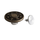 Jean Flat Star Tack Buttons 17mm