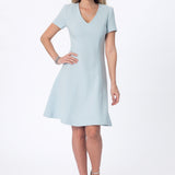 B6850 | Misses' Jewel or V-neck Fit & Flare Dresses | Palmer Pletsch
