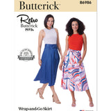 B6986 | Wrap-and-Go Skirt | Butterick