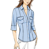 B7055 | Misses' Shirt with Princess Seams | Butterick | Palmer Pletsch (Tammie Pontsler) (Copy)