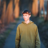 Solid Heavy French Terry by See You At Six in Peat Moss Green | By The Half Yard