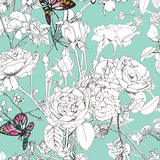 GRID by Katarina Roccella for Art Gallery Fabrics in Pixelfy Eden Aqua