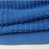 Cotton Sweater Ribbing by O! Jolly! in Blue