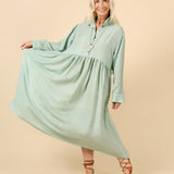 Jenna Button-up Shirt and Dress | Closet Core