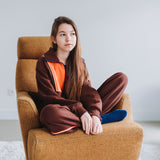 Quilted Knit by See You At Six in Rum Raisin Brown | By The Half Yard