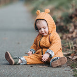 Quilted Pique Knit by See You At Six in Buckthorn Brown | By The Half Yard