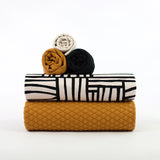 Quilted Pique Knit by See You At Six in Buckthorn Brown | By The Half Yard