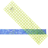 Omnigrip Neon Clear Gridded Ruler 24 in x 6 in by Omnigrid