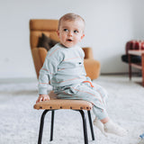 Ribbing by See You At Six in Baby Blue | By The Half Yard