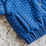 Heavy Ribbing by See You At Six in Surf the Web Blue | By The Half Yard
