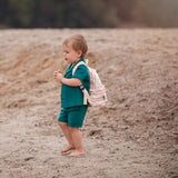 Linen Viscose by See You at Six in Teal Green