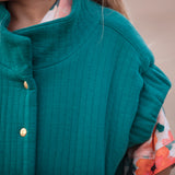 Quilted Knit by See You At Six in Teal Green