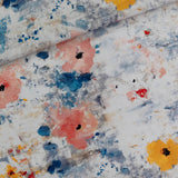 Linen Viscose by See You at Six in Roses on Canvas