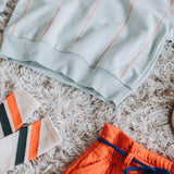 Ribbing by See You At Six in Baby Blue | By The Half Yard