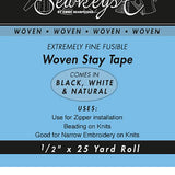 Extremely Fine Fusible 1/2″ Woven Stay Tape | SewkeysE by Emma Seabrooke